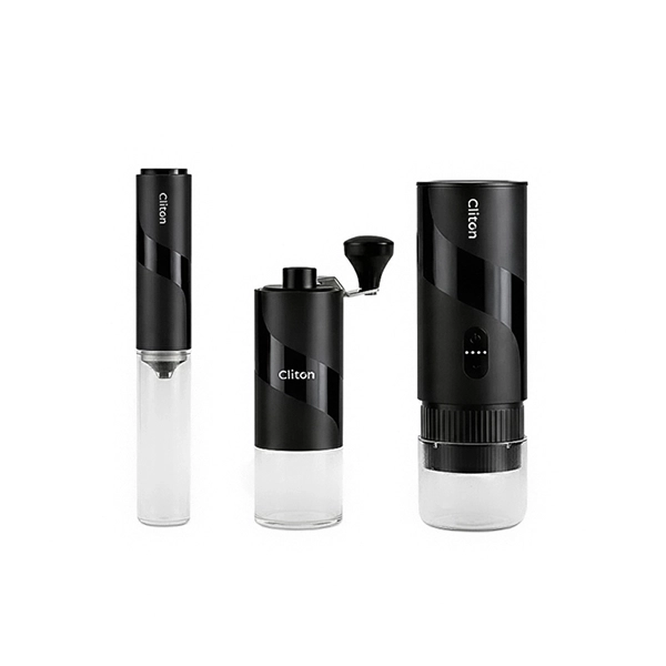 قهوه ساز همراه سلیتون Cliton مدل Coffee Machine Set به همراه آسیاب قهوه و فوم ساز